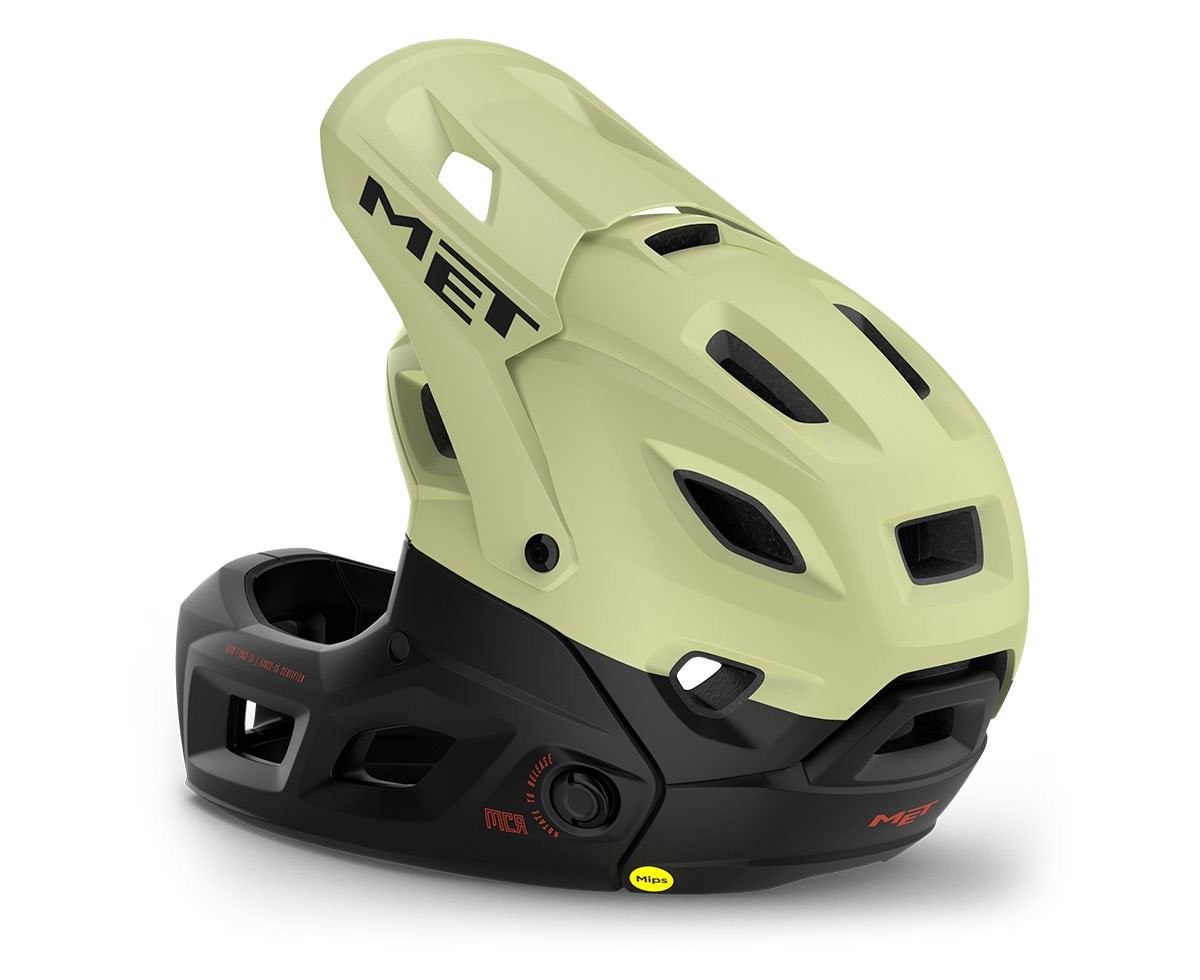 Caschi bici MET Parachute Mcr Mips pistachio green opaco 3HM120 GN2 