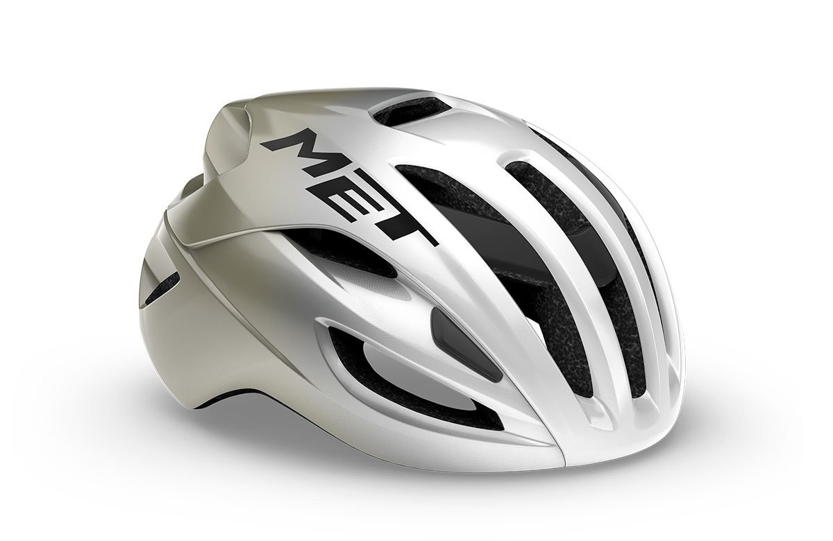 Caschi bici MET Rivale Mips silver gray lucido 3HM132 GY1 
