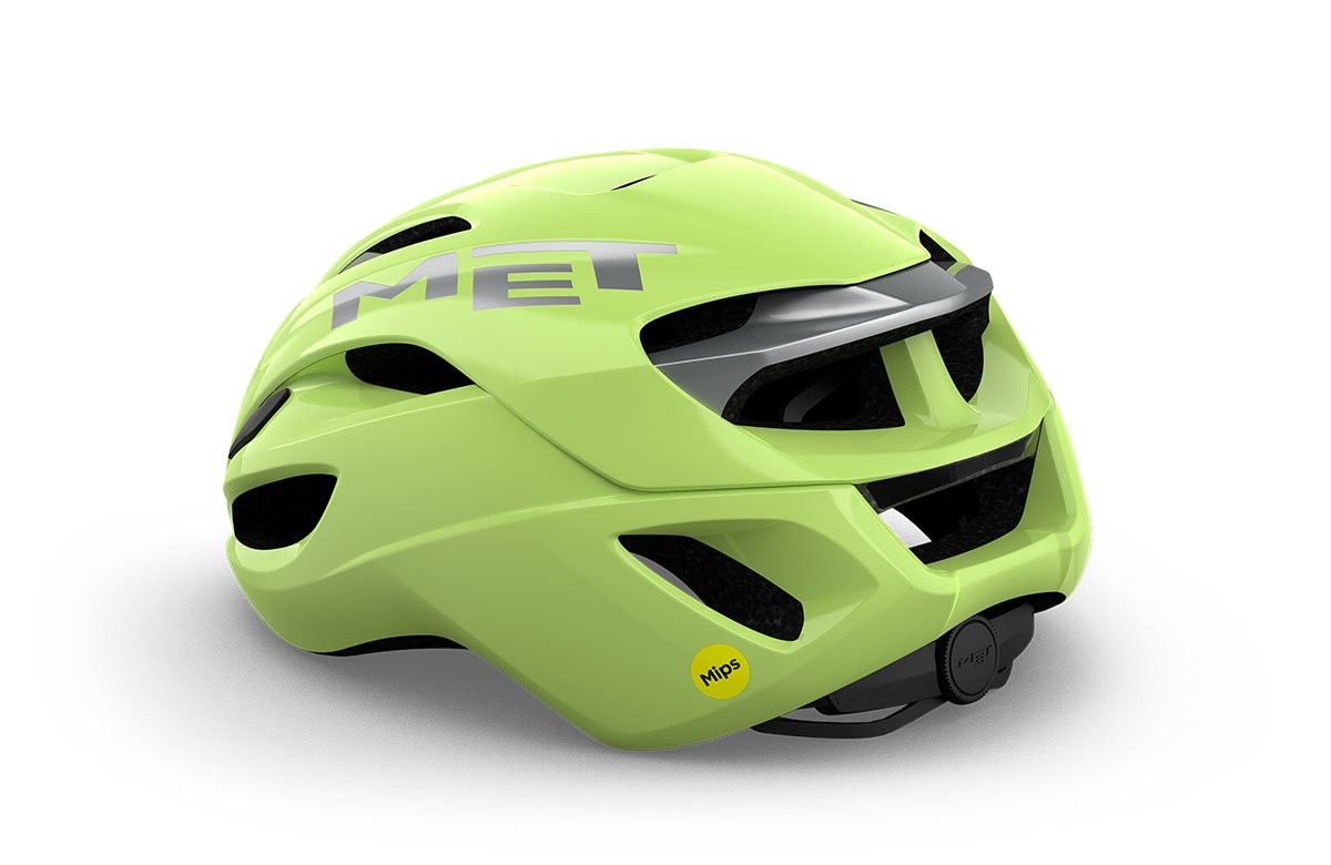 Bike helmets MET Rivale Mips ultra lime lucido 3HM132 LI1 