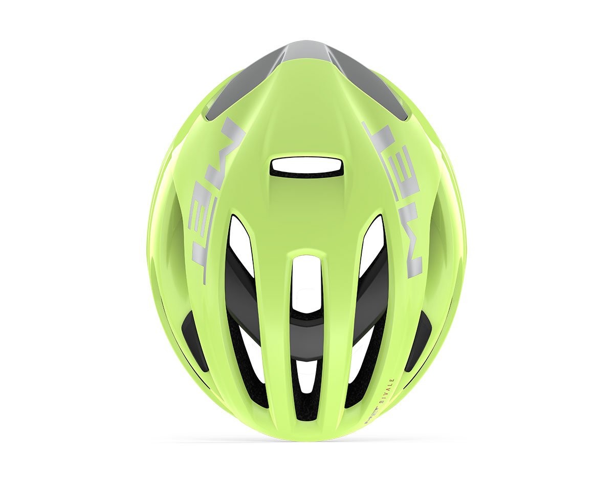 Bike helmets MET Rivale Mips ultra lime lucido 3HM132 LI1 