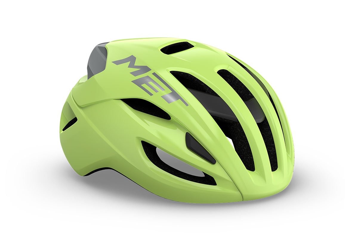Bike helmets MET Rivale Mips ultra lime lucido 3HM132 LI1 
