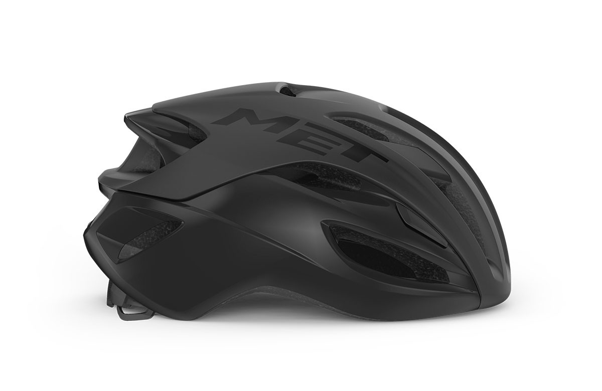 Caschi bici MET Rivale mips nero opaco lucido 3HM132 NO1 