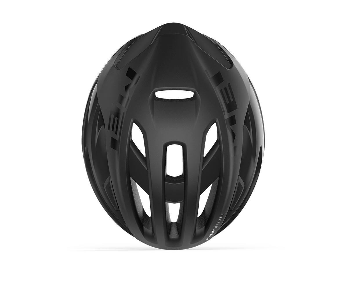Caschi bici MET Rivale mips nero opaco lucido 3HM132 NO1 