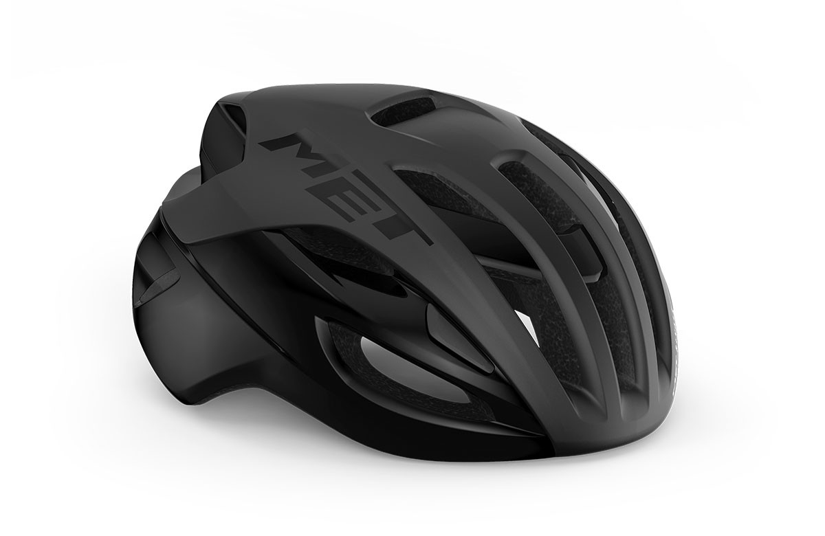Caschi bici MET Rivale mips nero opaco lucido 3HM132 NO1 