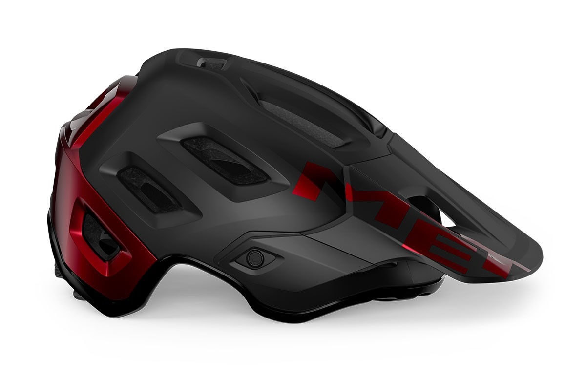 Fahrradhelme MET Roam mips rosso nero metallizzato lucido 3HM115 NR2 
