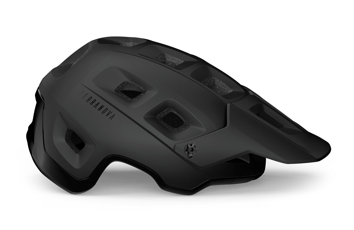 Caschi bici MET Terranova mips nero opaco lucido 3HM124 NO1 