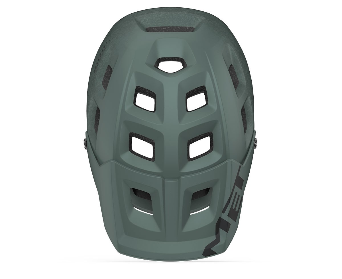 Caschi bici MET Terranova mips verde salvia nero opaco 3HM124 VE2 