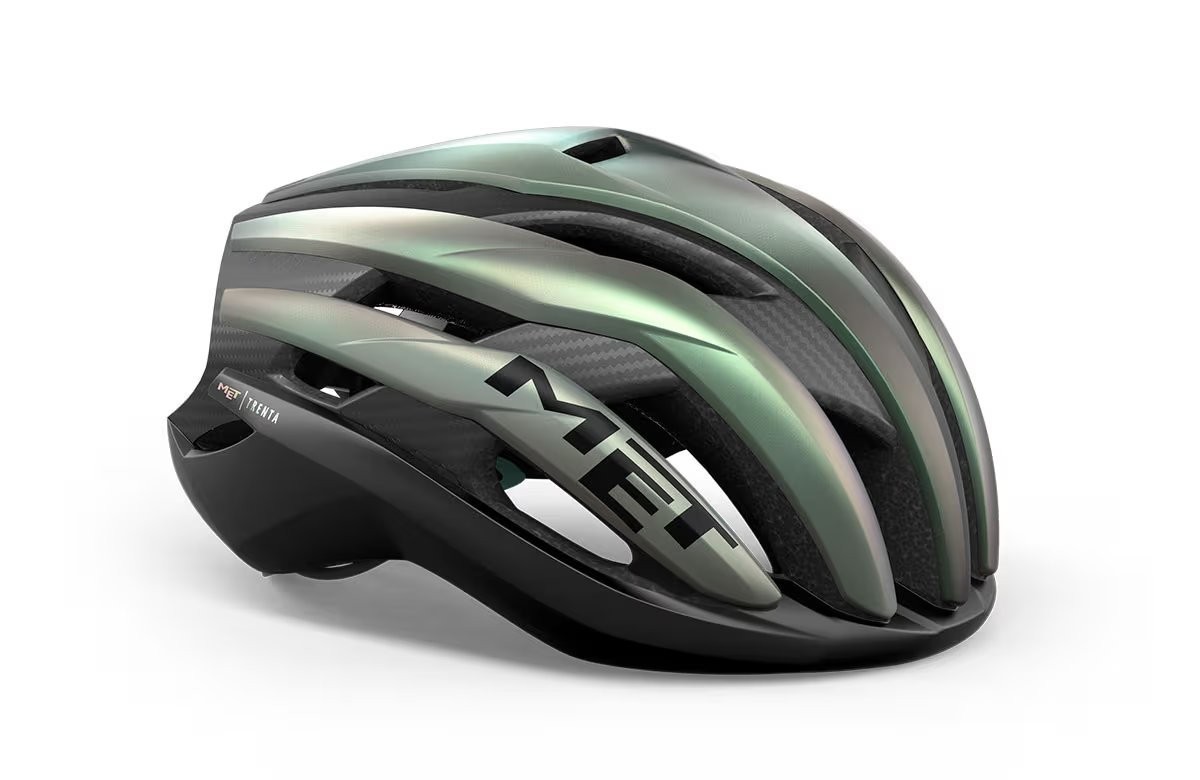 Caschi bici MET Trenta 3k Carbon Mips motion blur opaco 3HM146 MB1 