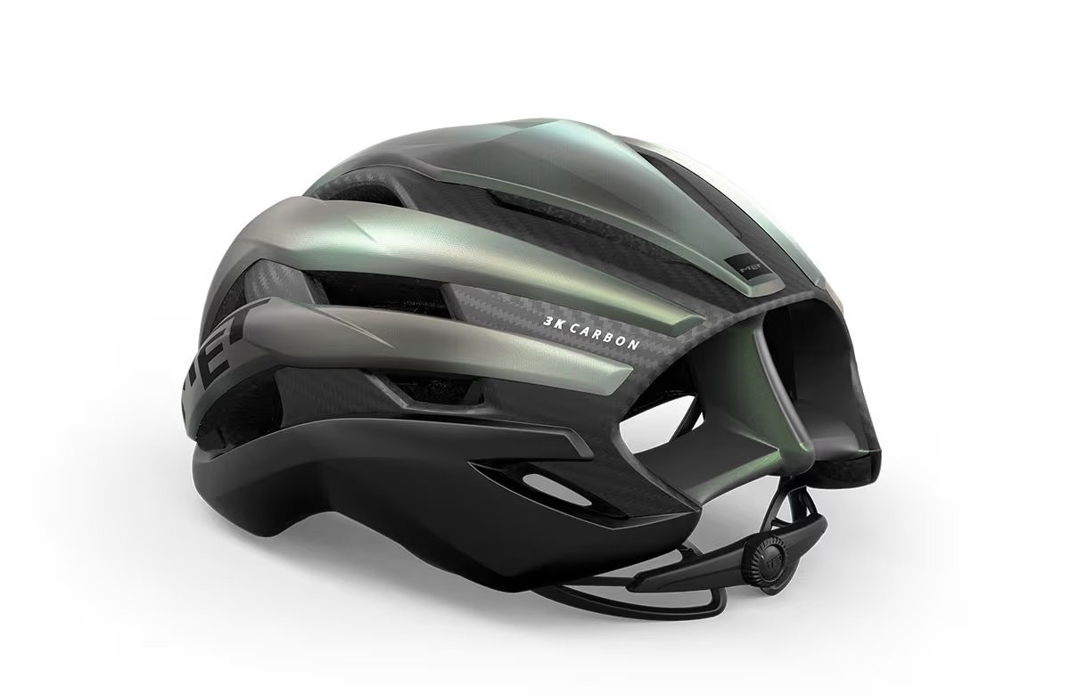 Caschi bici MET Trenta 3k Carbon Mips motion blur opaco 3HM146 MB1 