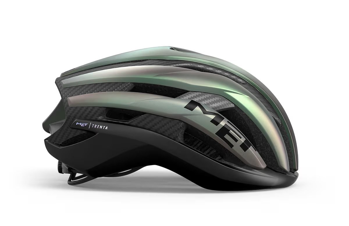 Caschi bici MET Trenta 3k Carbon Mips motion blur opaco 3HM146 MB1 