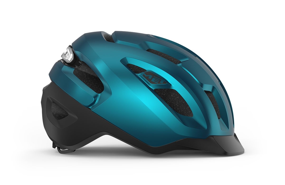 Bike helmets MET Urbex mips blu ottanio metallizzato opaco 3HM140 BL1 