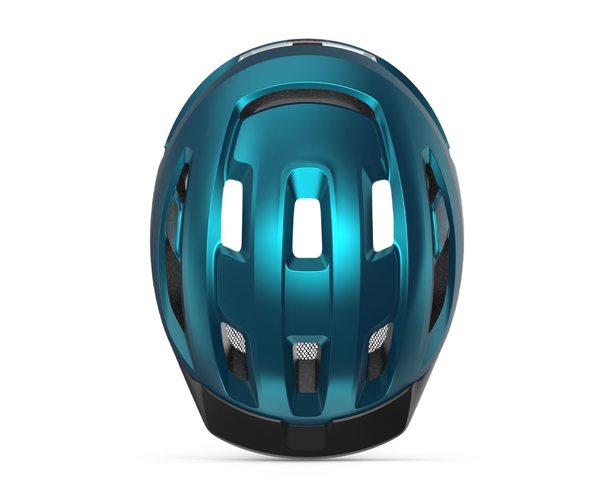 Bike helmets MET Urbex mips blu ottanio metallizzato opaco 3HM140 BL1 