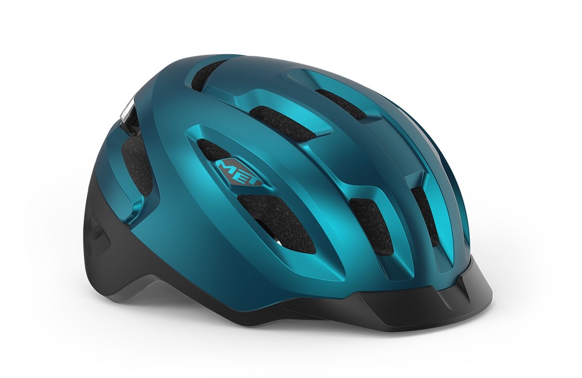 Bike helmets MET Urbex mips blu ottanio metallizzato opaco 3HM140 BL1 
