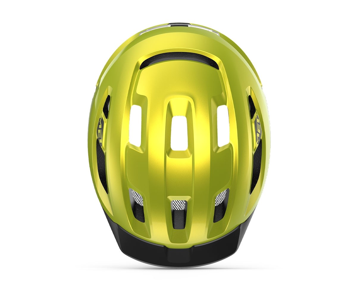 Fahrradhelme MET Urbex mips lime metallizzato lucido 3HM140 GI1 