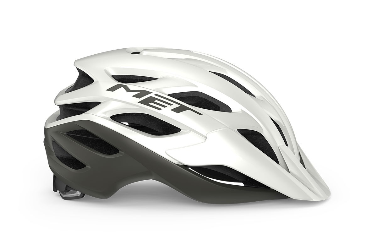 Caschi bici MET Veleno mips bianco grigio opaco 3HM142 BI1 