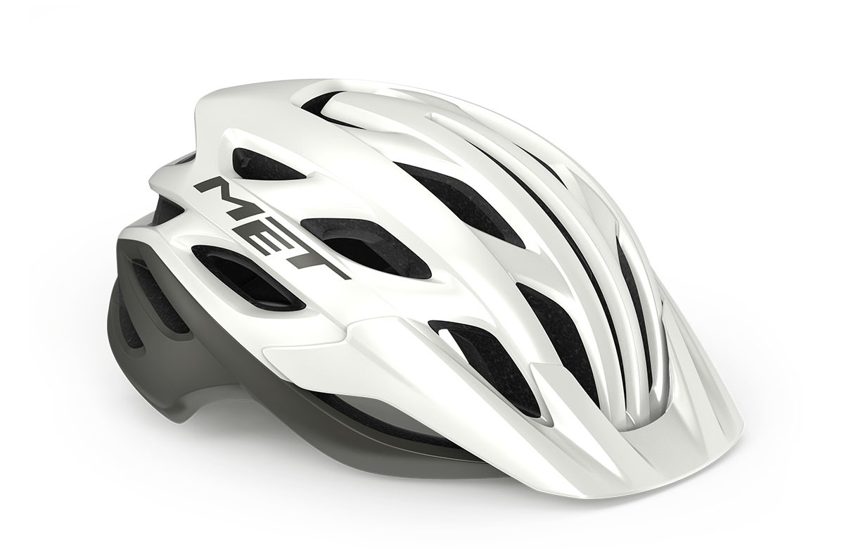 Caschi bici MET Veleno mips bianco grigio opaco 3HM142 BI1 