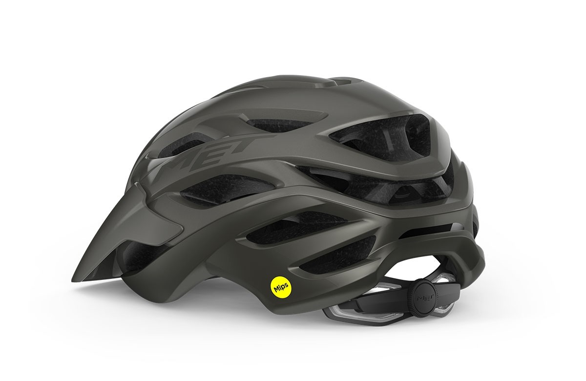 Caschi bici MET Veleno mips titanio metallizzato opaco 3HM142 GR1 