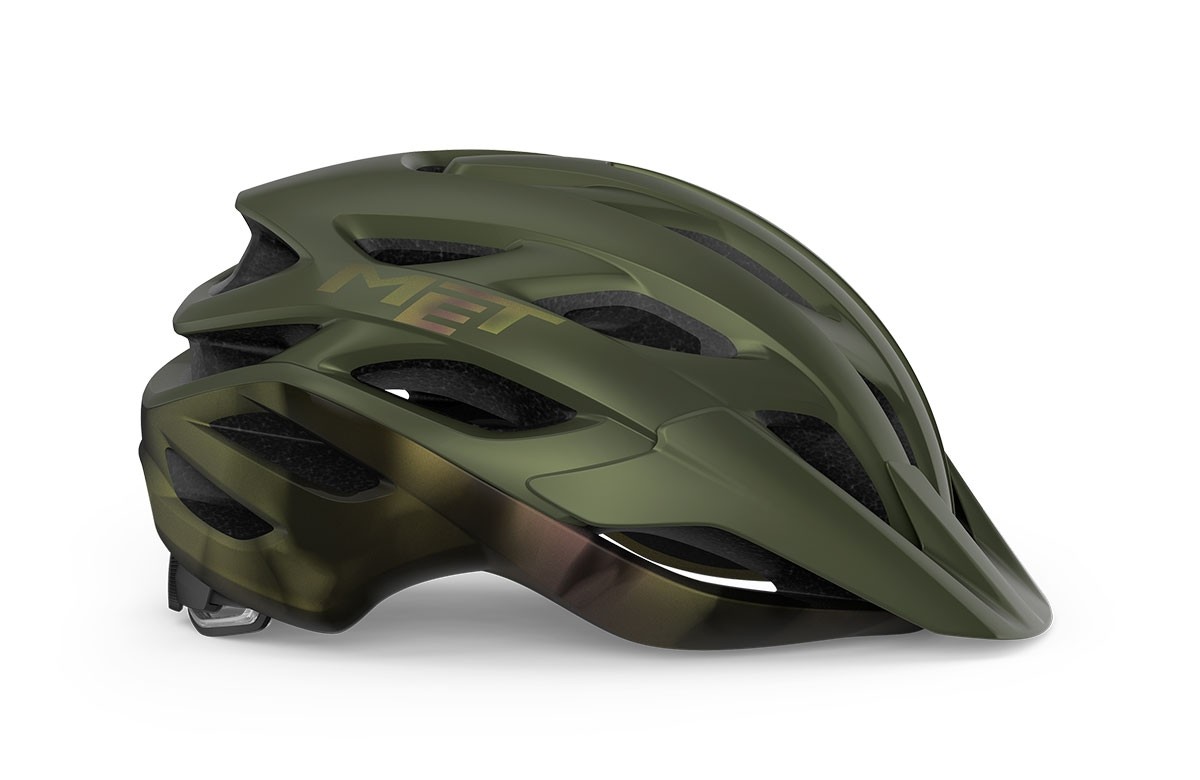 Bike helmets MET Veleno verde oliva iridescente opaco 3HM138 VE1 