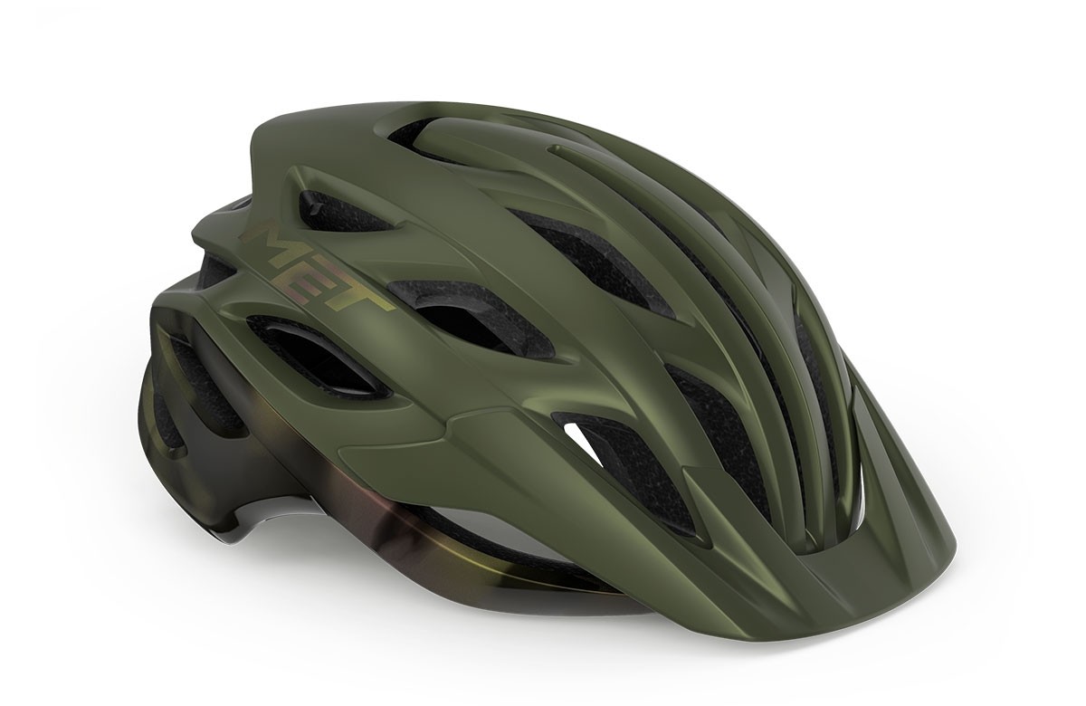 Bike helmets MET Veleno verde oliva iridescente opaco 3HM138 VE1 