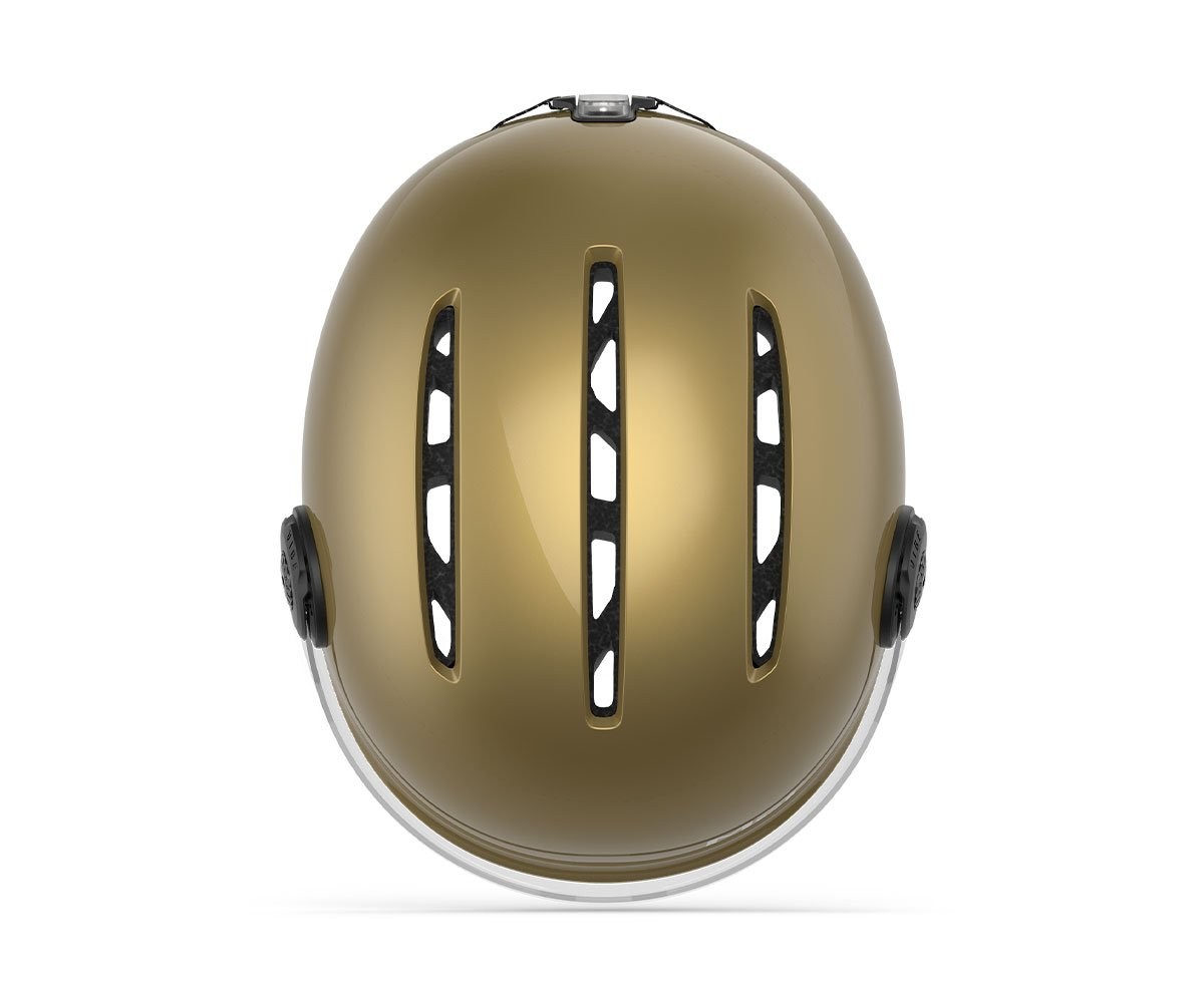 Bike helmets MET Vibe On Mips dark gold lucido 3HM157 GD1 