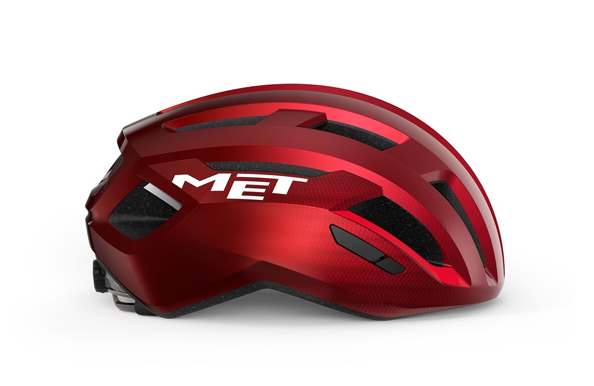 Caschi bici MET Vinci mips rosso metallizzato lucido 3HM122 RO1 