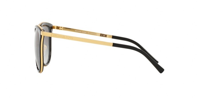 Sunglasses Michael Kors Adrianna i MK 1010 (110011) color black/gold shape square lenses grey gradient