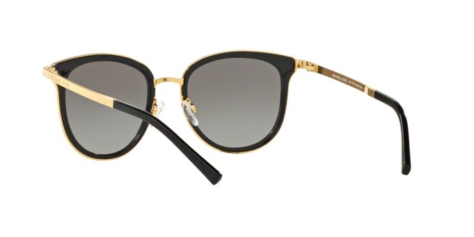 Sunglasses Michael Kors Adrianna i MK 1010 (110011) color black/gold shape square lenses grey gradient