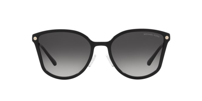 Sonnenbrillen Michael Kors Turin MK 1115 (10148G) farbe light gold form schmetterling gläser dark grey gradient
