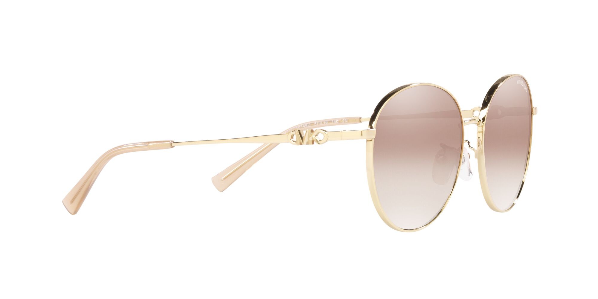 Sonnenbrillen Michael Kors Alpine MK 1119 (10146U) farbe oro chiaro form rund gläser husk flash gradient