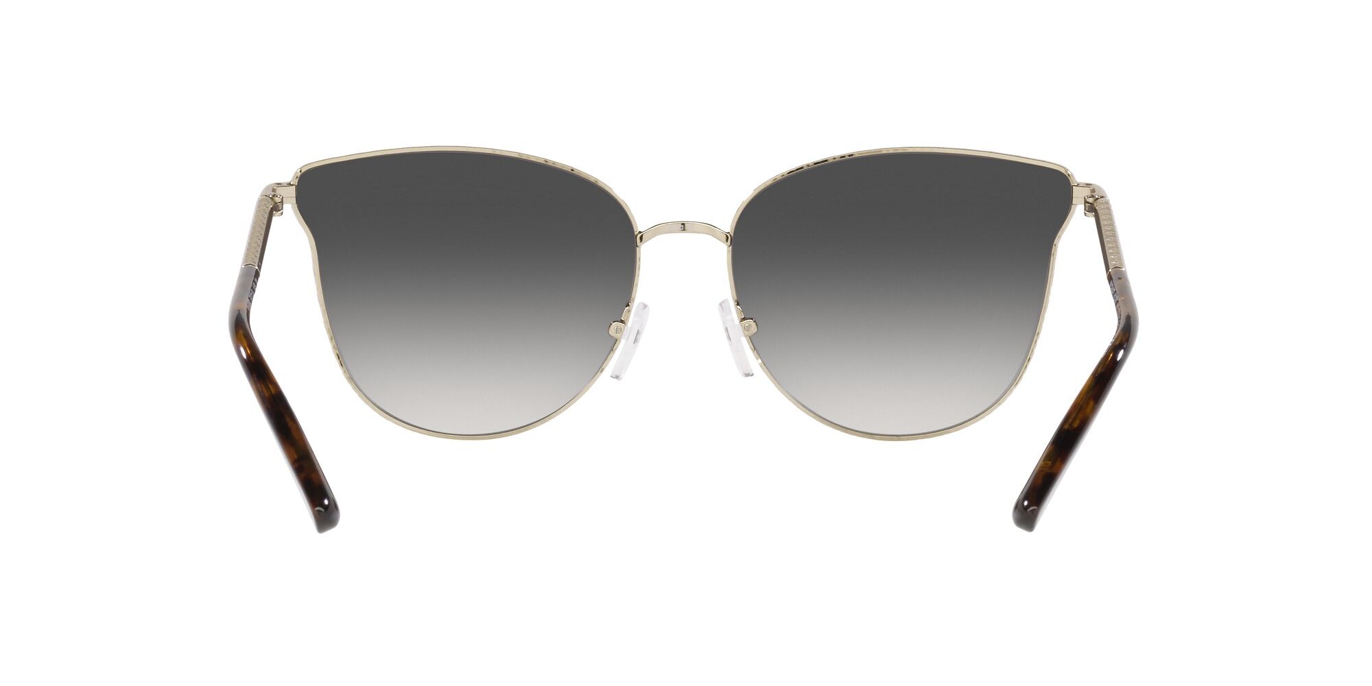 Sunglasses Michael Kors Salt Lake City MK 1120 (10148G) color oro chiaro shape round lenses grigio scuro sfumato