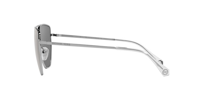 Sonnenbrillen Michael Kors Paros MK 1126 (11156G) farbe argento form aviator gläser argento specchiato