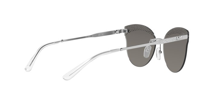Sonnenbrillen Michael Kors Astoria MK 1130B (10156G) farbe argento form schmetterling gläser silver mirror with crystals