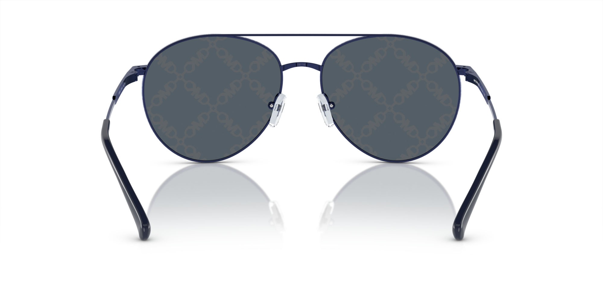 Sonnenbrillen Michael Kors Arches MK 1138 (1895AM) farbe navy metallizzato form aviator gläser oro empire