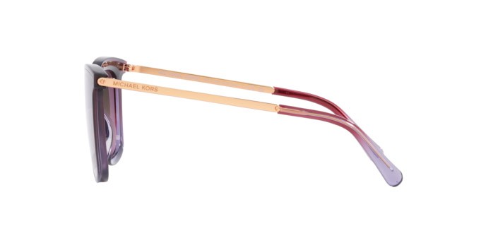 Sonnenbrillen Michael Kors Zermatt MK 2079U (325746) farbe prugna sfumato form quadratisch gläser prugna sfumato