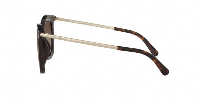 Occhiali da sole Michael Kors Zermatt MK 2079U (333313) colore dark tort forma quadrato lenti smoke gradient