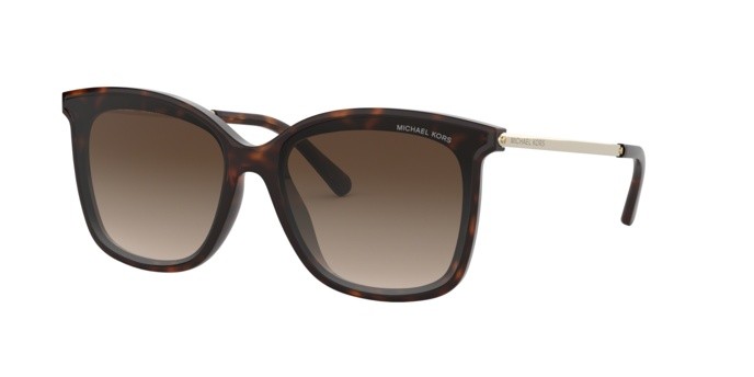 Occhiali da sole Michael Kors Zermatt MK 2079U (333313) colore dark tort forma quadrato lenti smoke gradient
