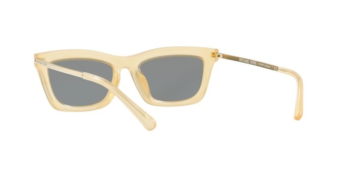 Sonnenbrillen Michael Kors Stowe MK 2087U (354087) farbe sunshine yellow form rechteckig gläser grey solid