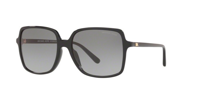 Sonnenbrillen Michael Kors Isle of palms MK 2098U (300511) farbe black form quadratisch gläser grey gradient