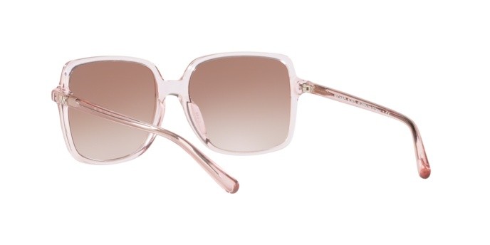 Sonnenbrillen Michael Kors Isle of palms MK 2098U (367813) farbe transparent pink form quadratisch gläser brown pink gradient