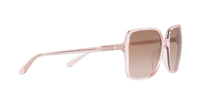 Sonnenbrillen Michael Kors Isle of palms MK 2098U (367813) farbe transparent pink form quadratisch gläser brown pink gradient