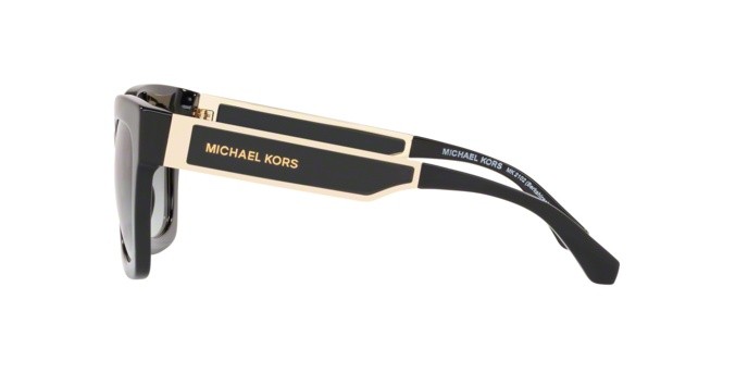 Sonnenbrillen Michael Kors Berkshires MK 2102 (300511) farbe black form quadratisch gläser grey gradient