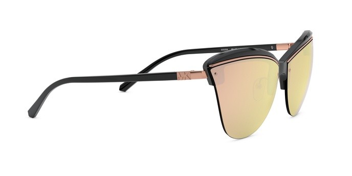 Sonnenbrillen Michael Kors Condado MK 2113 (33325A) farbe black form cat-eye gläser liquid rose gold