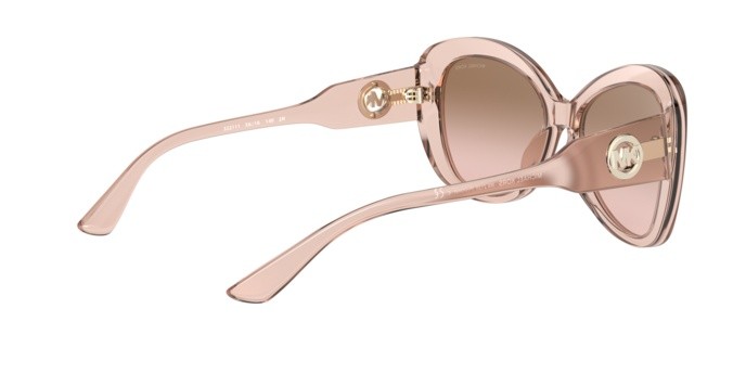 Sonnenbrillen Michael Kors Positano MK 2120 (322111) farbe camila rose transparent form schmetterling gläser brown pink gradient