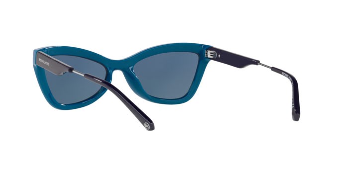 Sonnenbrillen Michael Kors Valencia MK 2132U (309780) farbe blue oasis form cat-eye gläser blue solid