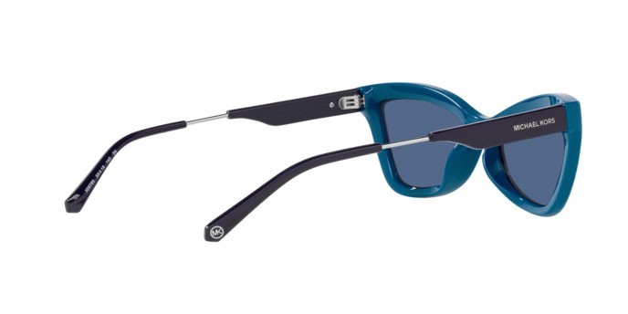 Sonnenbrillen Michael Kors Valencia MK 2132U (309780) farbe blue oasis form cat-eye gläser blue solid