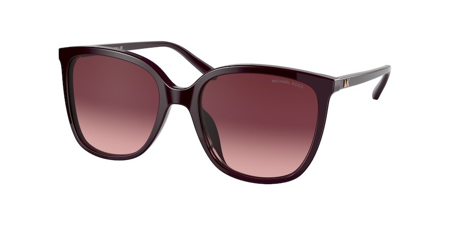 Occhiali da sole Michael Kors Anaheim MK 2137U (33448H) colore cordovan forma quadrato lenti cordovan gradient