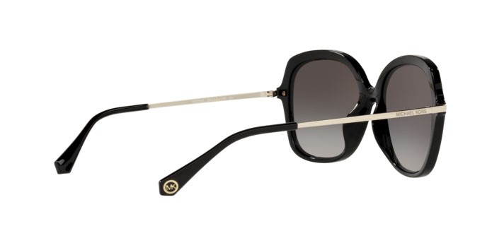 Sonnenbrillen Michael Kors Geneva MK 2149U (33328G) farbe black form quadratisch gläser dark grey gradient