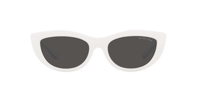Occhiali da sole Michael Kors Rio MK 2160 (310087) colore optic white forma cat eye lenti dark grey solid