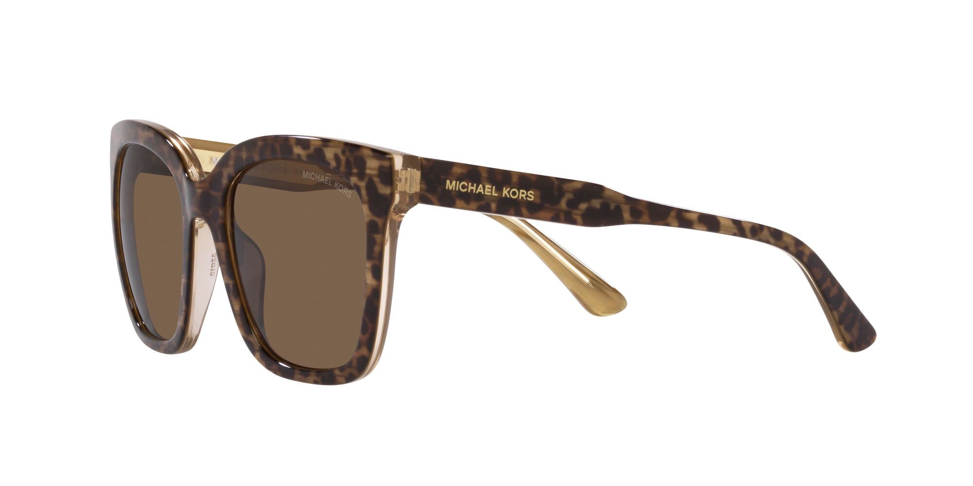 Occhiali da sole Michael Kors San Marino MK 2163 (391773) colore marrone forma quadrato lenti marrone tinta unita