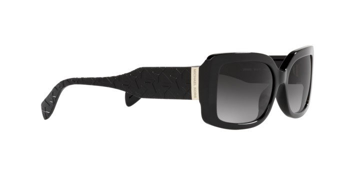 Occhiali da sole Michael Kors Corfu MK 2165 (30058G) colore black forma rettangolare lenti dark grey gradient